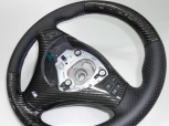 BMW E81, E82, E87 Upper and lower steering wheel in carbon - 0133V009
