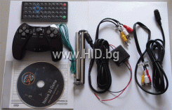 Подглавник с LCD-TFT Монитор, DVD, USB, SD, Игри и похлупак с цип