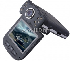 2 мегапикселова камера за кола, с 2.4" въртящ се,TFT дисплей, резолюция 720P, широкоъгълна 120 градусова камера, 10 светлини за нощно заснемане, модел S8000