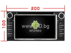 Навигация / Мултимедия с Android 6.0 и 4G/LTE за Toyota Corolla Verso (2001-2004) DD-K7158