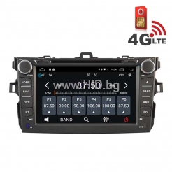 Навигация / Мултимедия с Android 6.0 и 4G/LTE за Toyota Corolla (2007-2012) DD-K7124