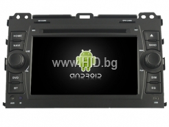 Навигация / Мултимедия с Android 6.0 и 4G/LTE за Toyota Land Cruiser 120 Prado DD-K7129