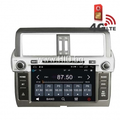 Навигация / Мултимедия с Android 6.0 и 4G/LTE за Toyota Land Cruiser Prado 150 DD-K7121