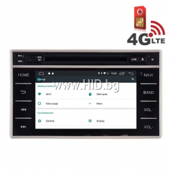 Навигация / Мултимедия с Android 6.0 и 4G/LTE за Toyota Hilux 2015 DD-K7141