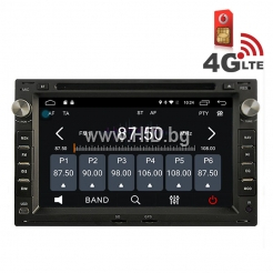 Навигация / Мултимедия с Android 6.0 и 4G/LTE за VW Golf, Bora, Polo и други DD-K7229