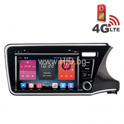 Навигация / Мултимедия с Android 6.0 и 4G/LTE за Honda City 2014 DD-K7324