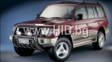 Лайсни за багажник Mitsubishi Pajero V20 1998- черни - 5 врати[M2002]