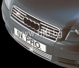 Хром лайсни за маска (решетка) - Audi A3 (2trg.) 05/03-[78001]